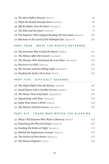 Sample page 2 from Optimizing the Night: Sleepmaxxing Stories