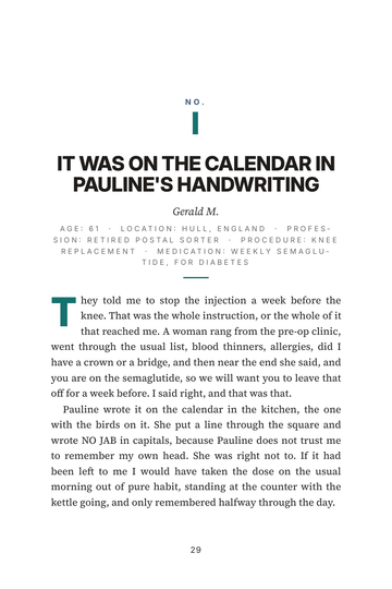 Sample page 3 from Pause the Shot: GLP-1 and Surgery Safety Stories