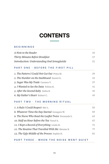 Sample page 1 from Pill Over Needle: Oral Wegovy Weight Loss Stories
