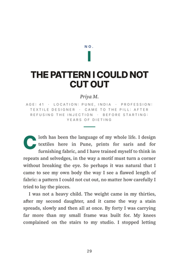 Sample page 3 from Pill Over Needle: Oral Wegovy Weight Loss Stories