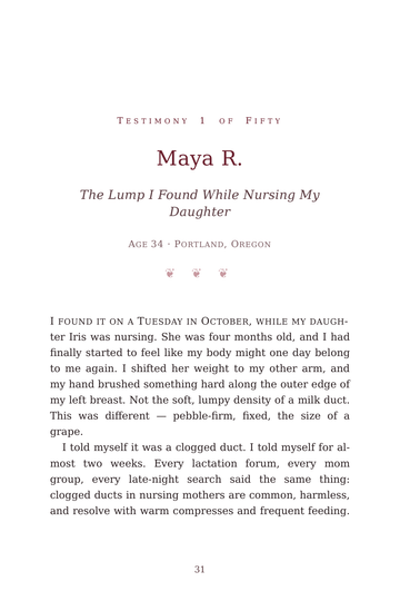 Sample page 6 from Pink Warriors: Breast Cancer Survival Stories