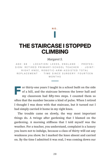 Sample page 3 from Precision Fit: Robotic Joint Replacement Stories