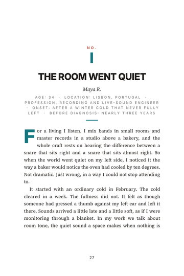 Sample page 3 from Pressure Released: Eustachian Tube Dilation Stories