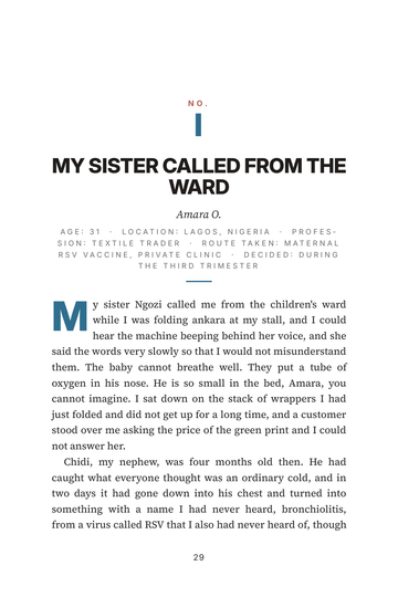 Sample page 3 from Protecting the Littlest Lungs: Infant RSV Prevention Stories