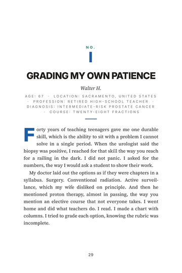 Sample page 4 from Proton Power: Proton Therapy Cancer Stories