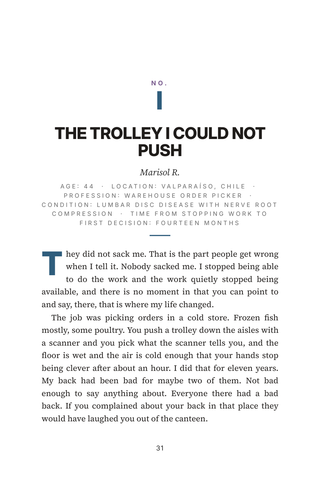 Sample page 1 from Proving the Invisible — a first-person Disability Benefits story
