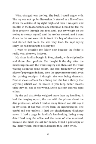 Sample page 2 from Proving the Invisible — a first-person Disability Benefits story