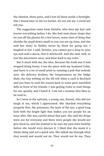 Sample page 4 from Readers in a Bottle: Presbyopia Eye Drop Stories