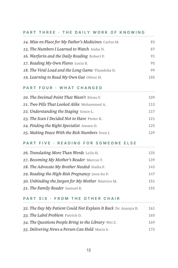 Sample page 2 from Reading Between the Lines: Health Literacy Stories