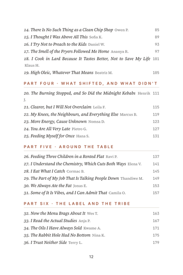 Sample page 2 from Reading the Label: Seed-Oil-Free Eating Stories