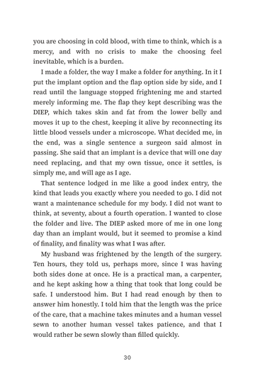 Sample page 4 from Rebuilt from Within: DIEP Flap Reconstruction Stories