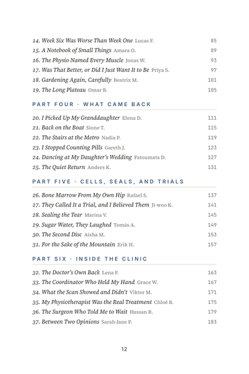 Sample page 2 from Repairing the Disc: Regenerative Disc Therapy Stories