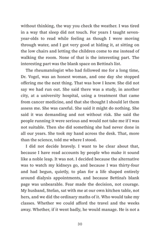 Sample page 2 from Resetting the Immune System — a first-person CAR-T for Autoimmune story