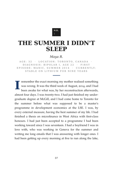 Sample page 8 from Riding the Waves: Living with Bipolar Disorder