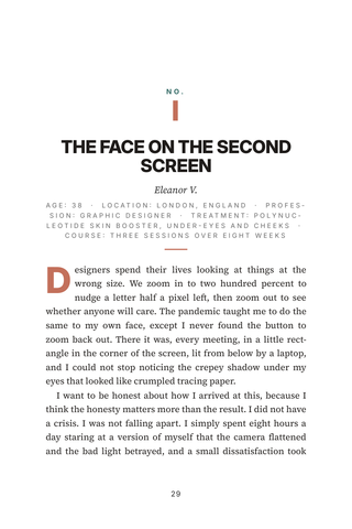 Sample page 1 from Salmon DNA — a first-person Polynucleotide Facials story