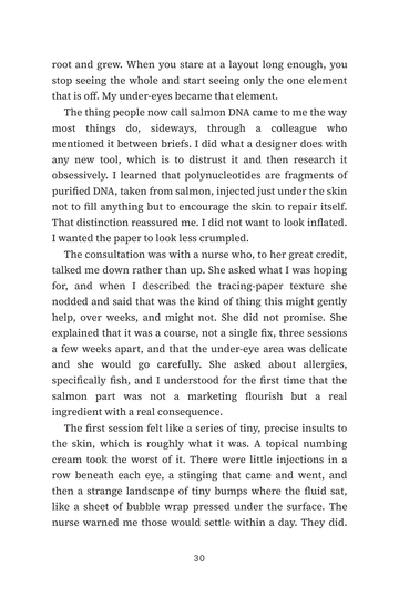 Sample page 4 from Salmon DNA: Polynucleotide Facial Stories