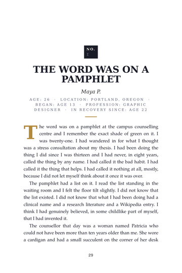 Sample page 4 from Scars to Stars: Self-Harm Recovery Stories