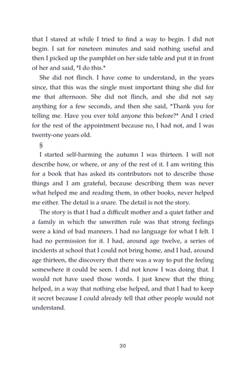 Sample page 5 from Scars to Stars: Self-Harm Recovery Stories
