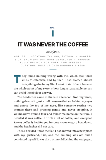 Sample page 3 from Screen Strain: Digital Eye Fatigue Recovery Stories