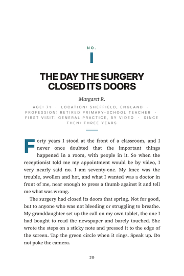Sample page 4 from Screen to Screen: Telemedicine Experience Stories