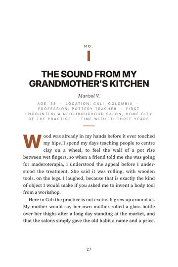 Sample page 3 from Sculpted by Hand: Wood Therapy Body Contouring Stories
