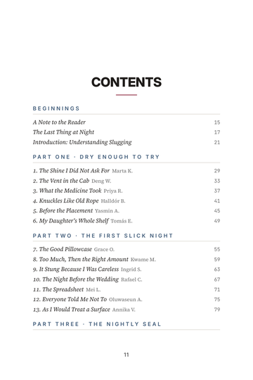 Sample page 1 from Sealed Overnight: Slugging Skincare Stories
