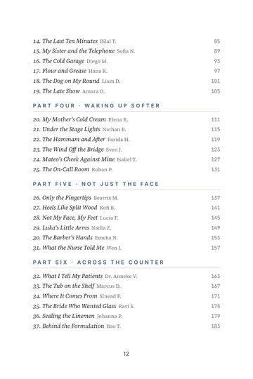 Sample page 2 from Sealed Overnight: Slugging Skincare Stories