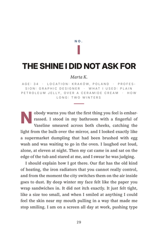 Sample page 1 from Sealed Overnight — a first-person Slugging story