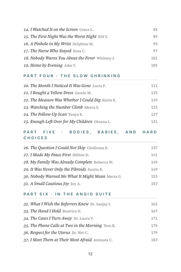 Sample page 2 from Shrinking Without Surgery: Uterine Fibroid Embolization Stories