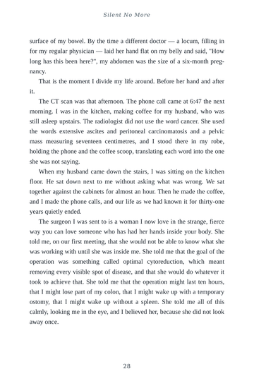 Sample page 5 from Silent No More: Ovarian Cancer Survivor Stories