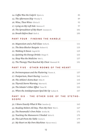 Sample page 2 from Skipped Beats: Living with Heart Palpitations