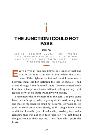 Sample page 4 from Stepping Forward: Prosthetic Limb Stories