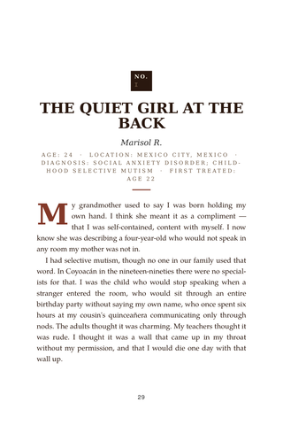 Sample page 1 from Stepping Out — a first-person Social Anxiety story