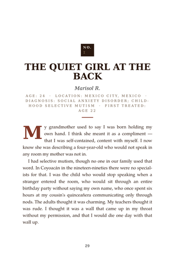 Sample page 4 from Stepping Out: Social Anxiety Recovery Stories