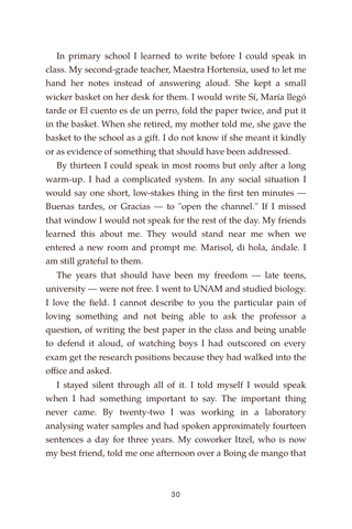 Sample page 2 from Stepping Out — a first-person Social Anxiety story