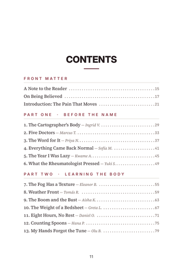 Sample page 1 from Tender Points: Fibromyalgia Living Stories