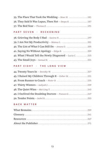 Sample page 3 from Tender Points: Fibromyalgia Living Stories