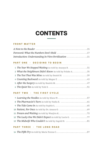 Sample page 1 from Test Tube Triumphs: In Vitro Fertilization (IVF) Success Stories