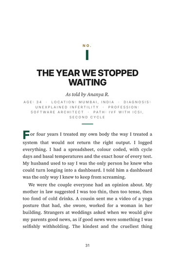 Sample page 4 from Test Tube Triumphs: In Vitro Fertilization (IVF) Success Stories