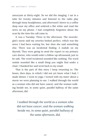 Sample page 5 from The Butterfly Effect: Thyroid Cancer Stories