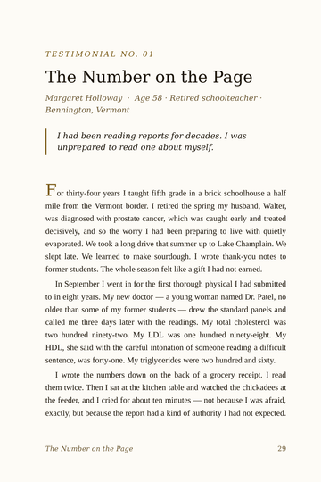 Sample page 6 from The Cholesterol Chronicles: Stories of Taking Back Control