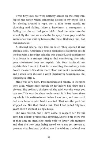 Sample page 2 from The Inherited Risk — a first-person Lipoprotein(a) story