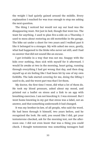 Sample page 2 from The Testosterone Replacement Therapy (TRT) Files — a first-person Testosterone Replacement Therapy story
