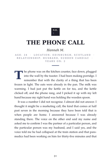 Sample page 3 from Through the Valley: Grief Recovery Stories
