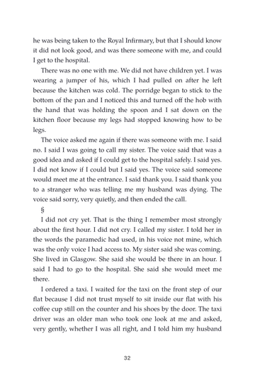 Sample page 4 from Through the Valley: Grief Recovery Stories