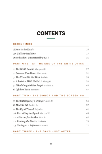 Sample page 1 from Transplanted Gut: FMT Experience Stories