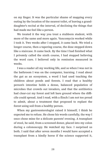 Sample page 5 from Transplanted Gut: FMT Experience Stories