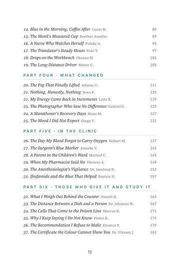 Sample page 2 from True Blue: Methylene Blue Experience Stories