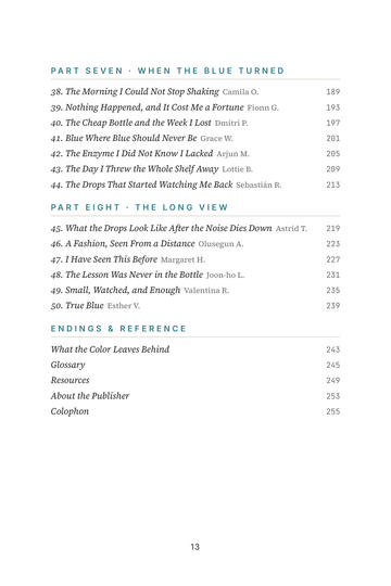 Sample page 3 from True Blue: Methylene Blue Experience Stories