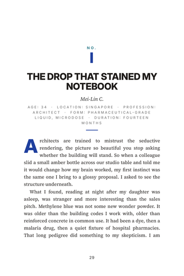 Sample page 4 from True Blue: Methylene Blue Experience Stories